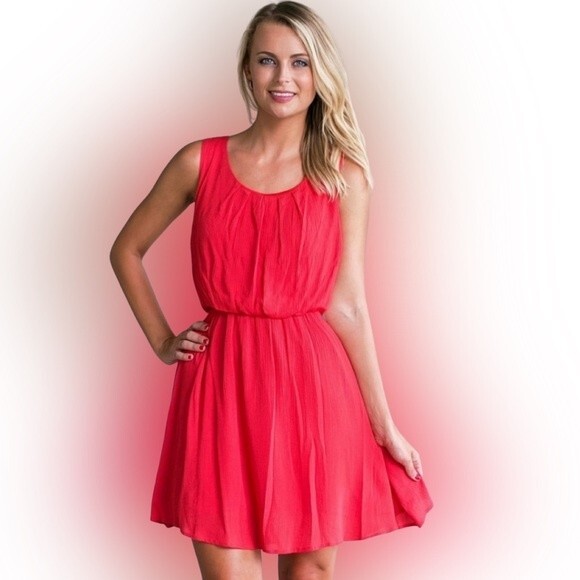 Sweet Rain pink flowy dress size small - Picture 1 of 5